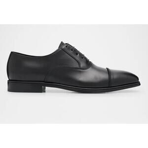 Salvatore Ferragamo “Boston” Nero Oxford Dress Shoes – Size 11E